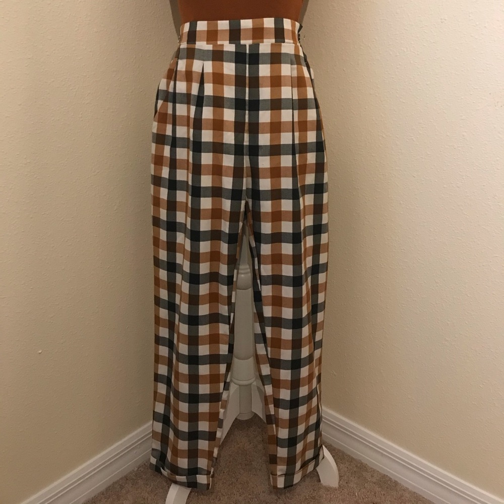 Plaid pants